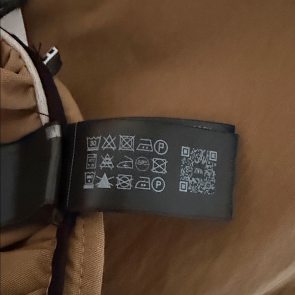 NWT ZARA ZW Collection Cape Midi Skirt Size XL Beige, khaki, taupe - Picture 12 of 13